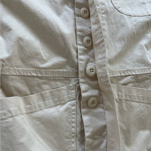 NWOT Alex Mill Short Jumpsuit Sz XS  Cotton Twill vanilla - Picture 7 of 9